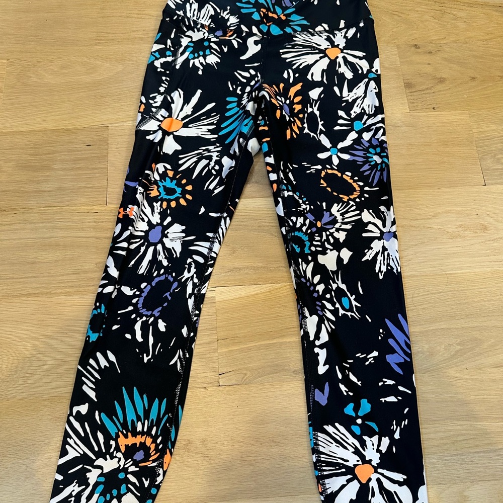 Under Armour Black Floral Leggings